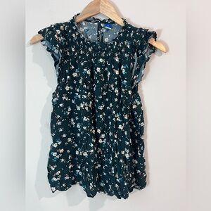 Old Navy Dark Floral Top